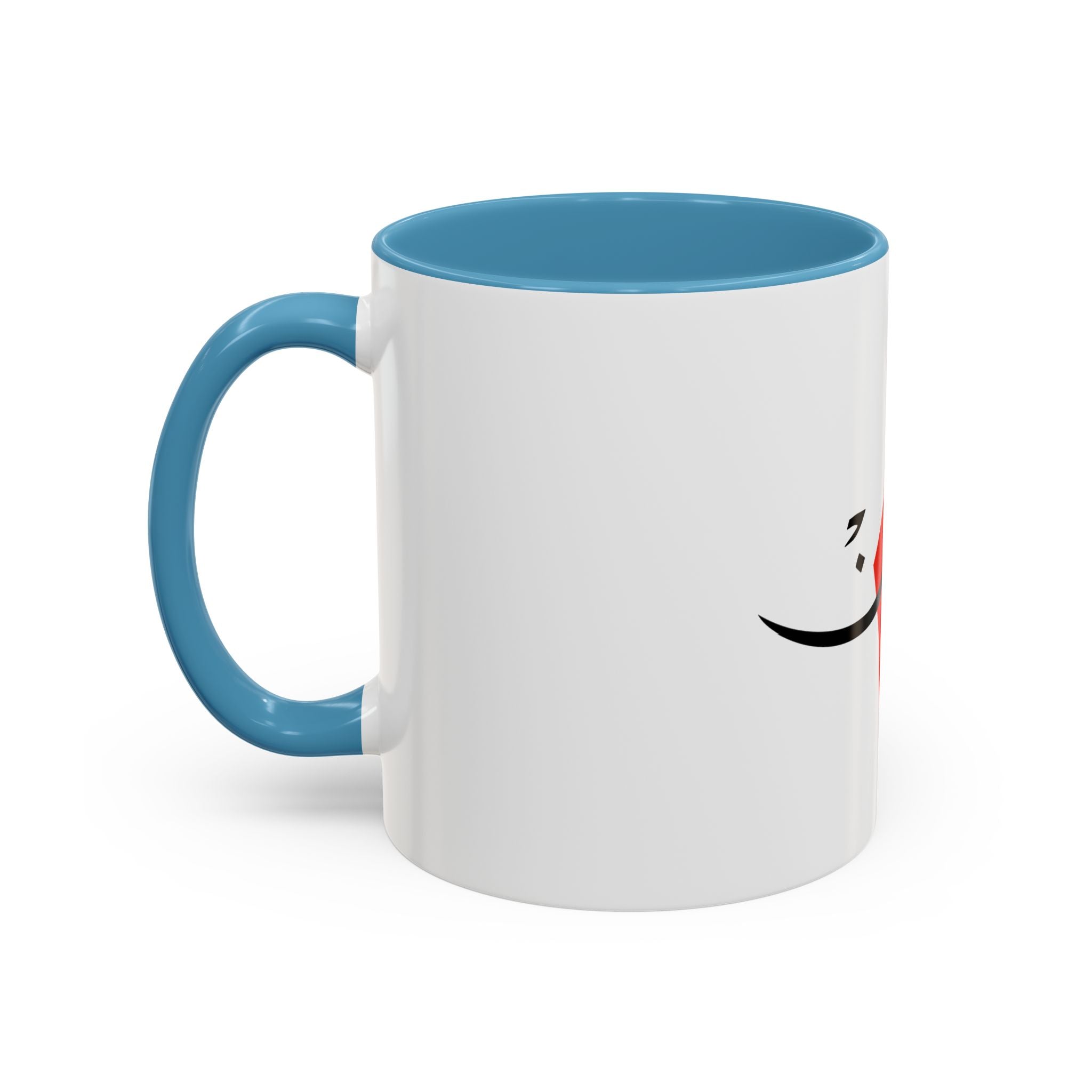 My Mug Palestine avec carte – Noir / Rouge / Vert / Blanc / Purple / Rose – Accent Coffee Mug (11oz)
