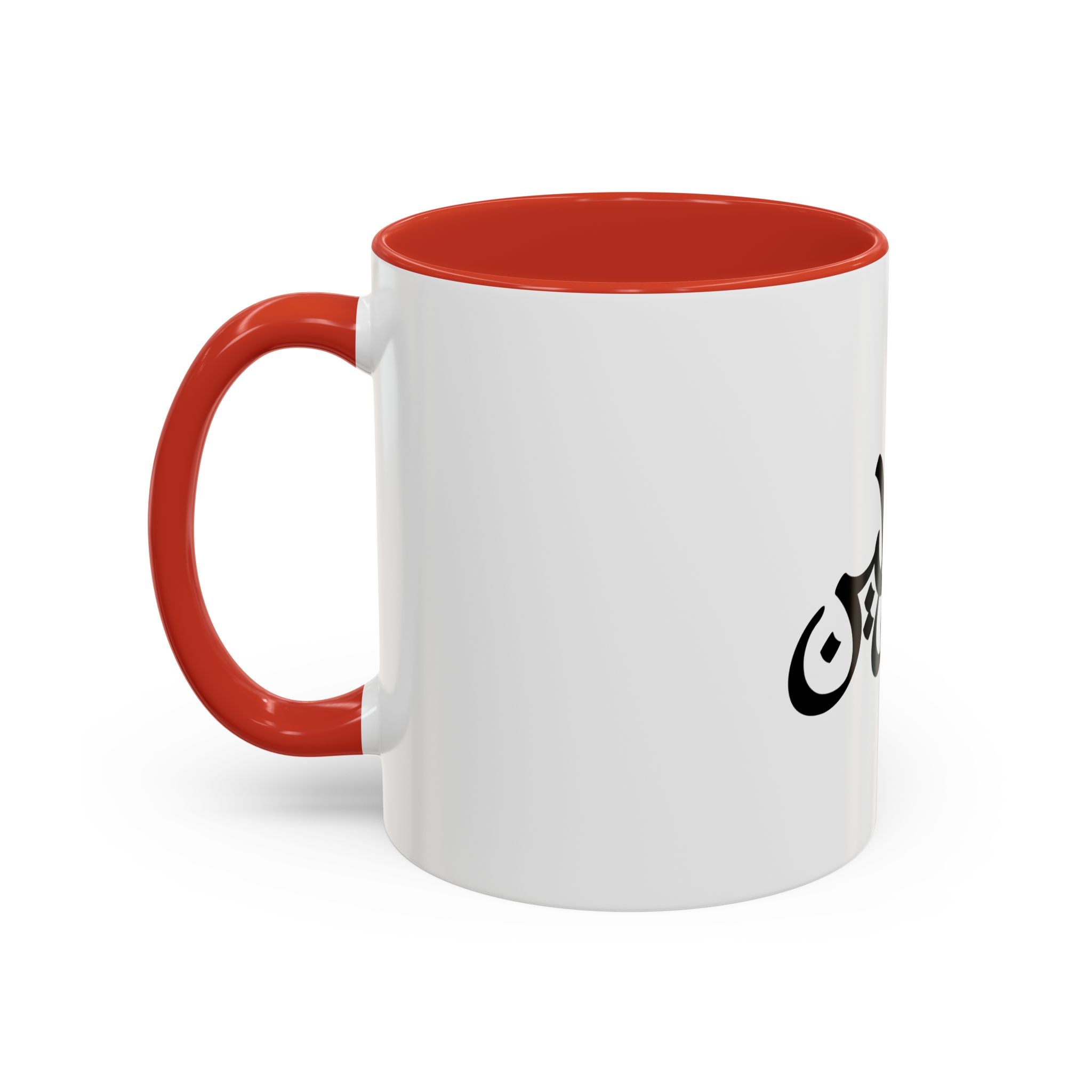 My Mug Palestine avec drapeau – Noir / Rouge / Vert / Blanc – Accent Coffee Mug (11oz)