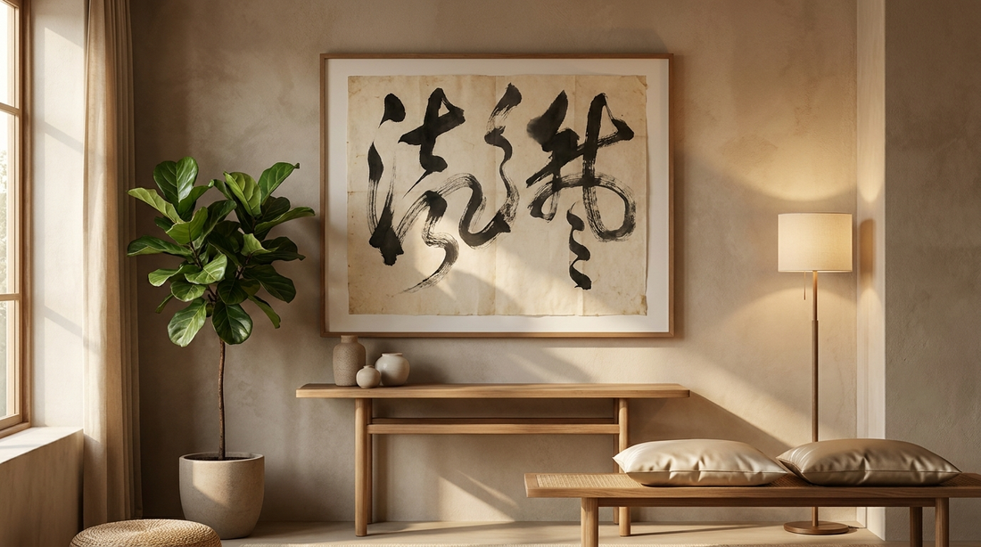 Prénom en calligraphie arabe pour décorer — art mural encadré