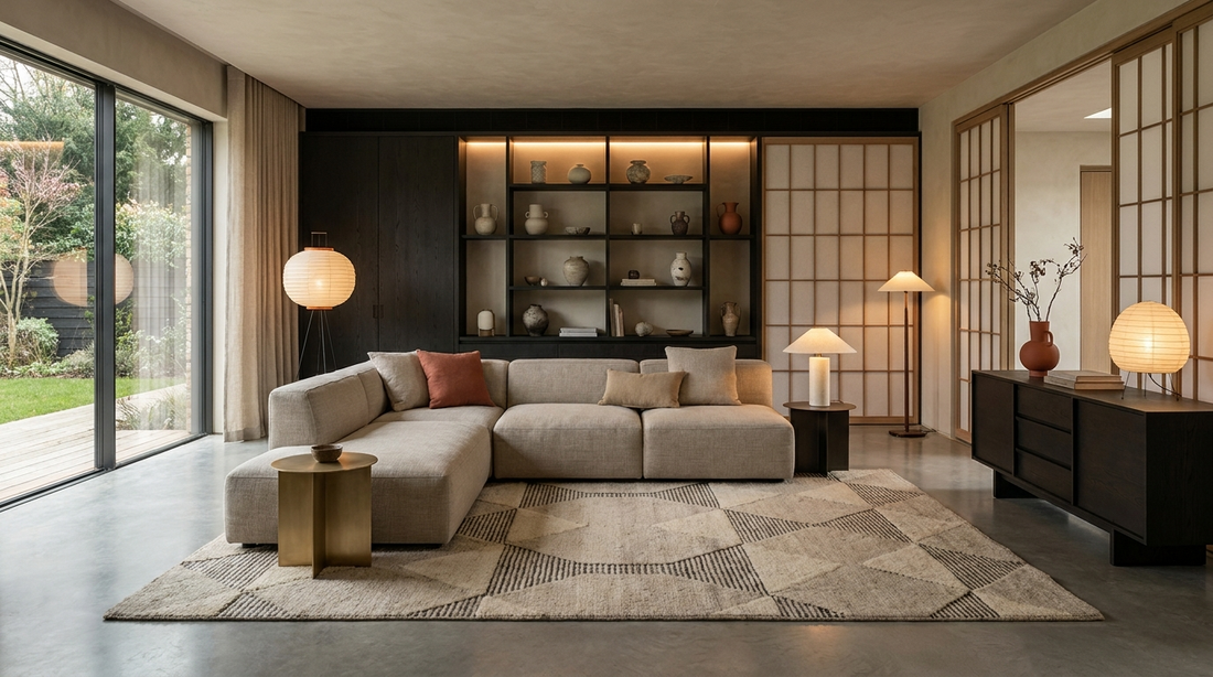 Déco salon oriental moderne — salon élégant et sobre