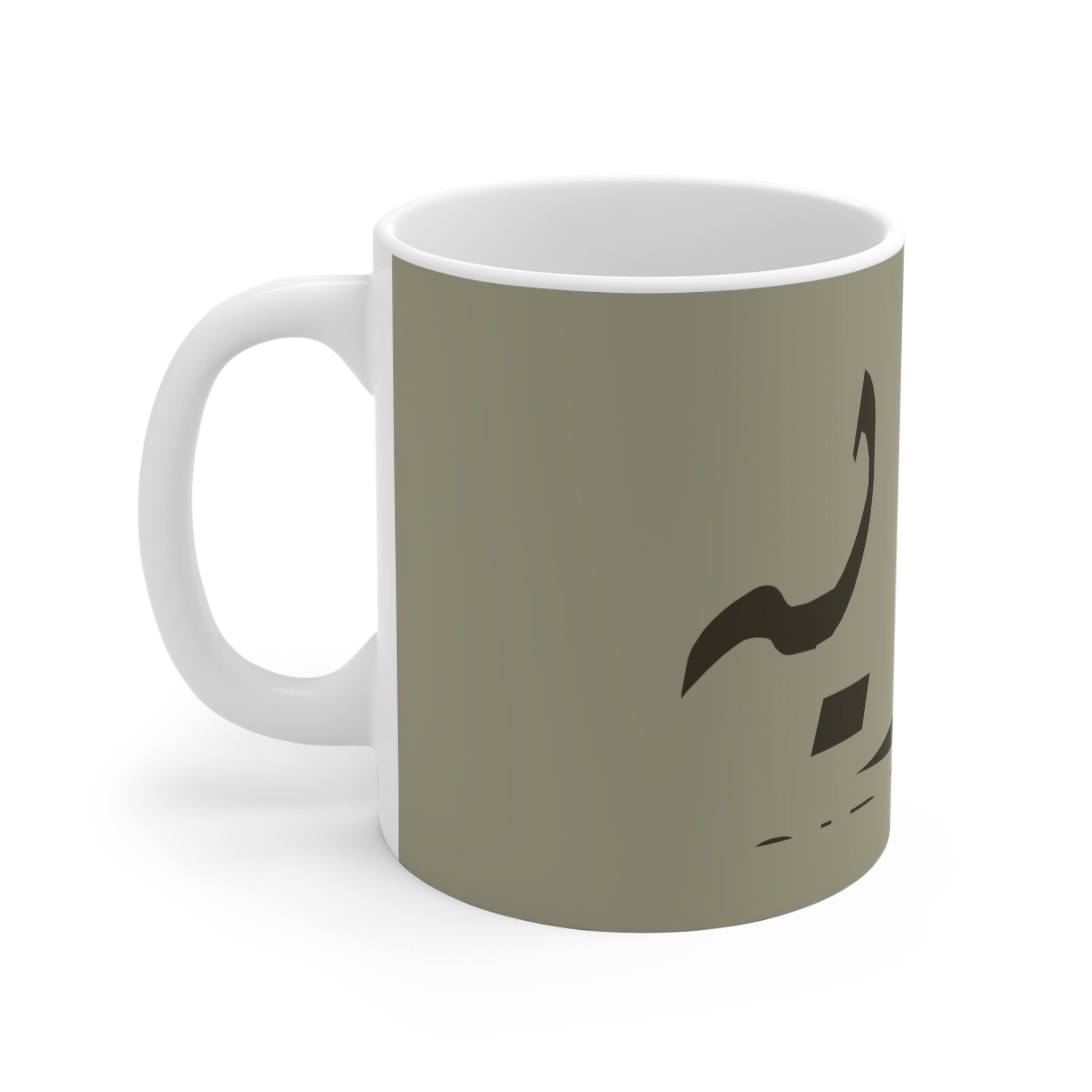 Mug prénom Sibawayh en calligraphie arabe – Vert amande premium 11 oz