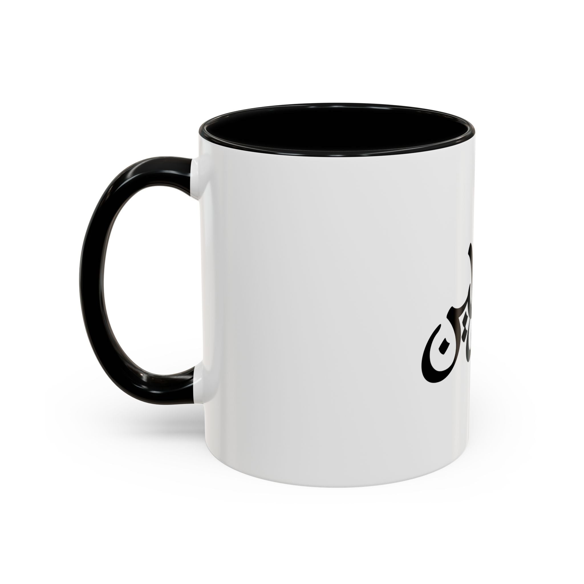 My Mug Palestine avec drapeau – Noir / Rouge / Vert / Blanc – Accent Coffee Mug (11oz)