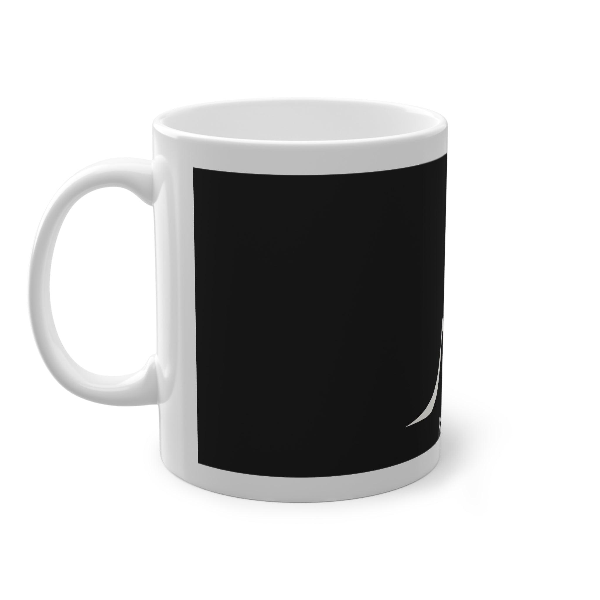 Mug prénom Khâlid خالد noir, calligraphie arabe Diwani blanche – Heritage Arabic