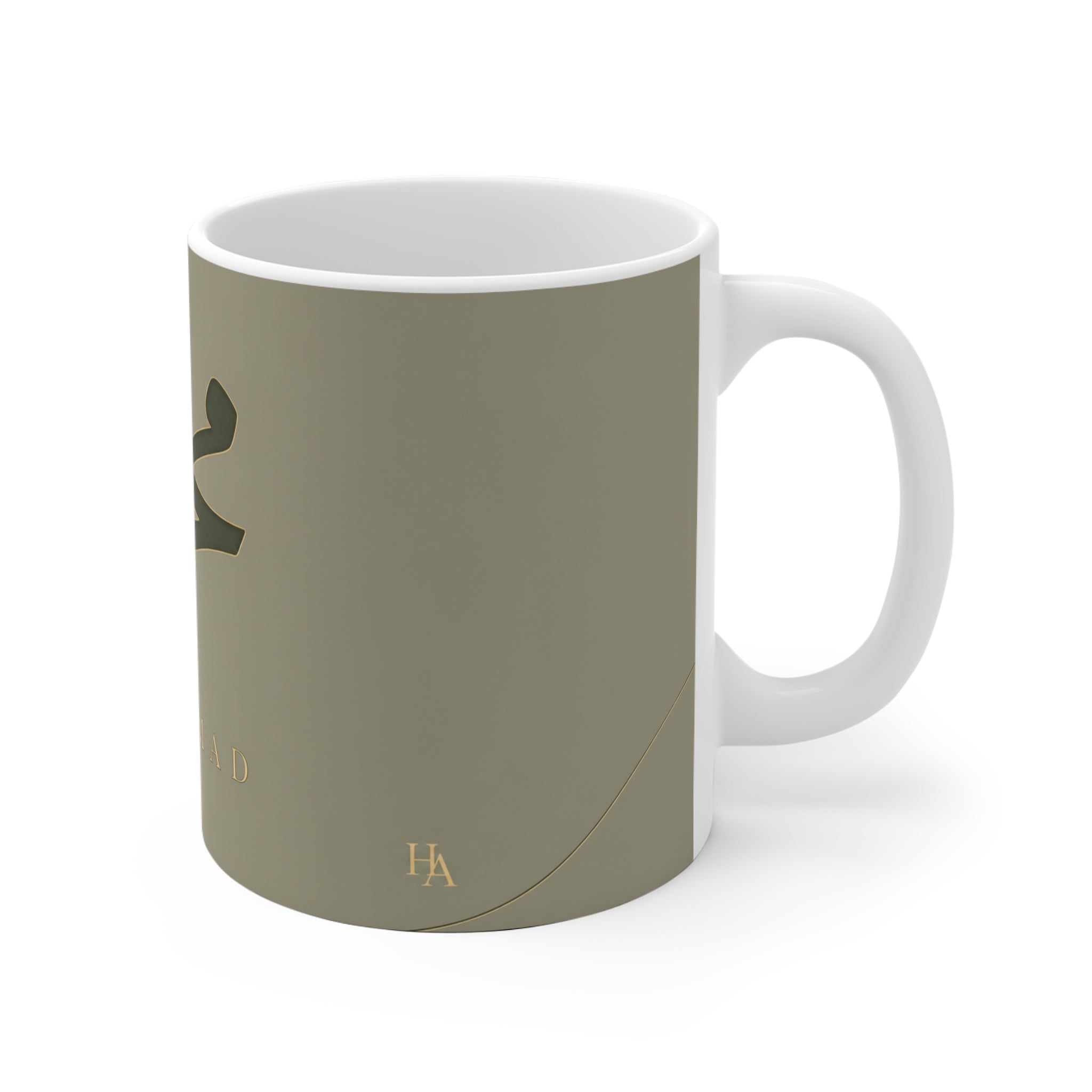Copy of Copy of Mug prénom Nadia en calligraphie arabe – Vert amande premium 11 oz