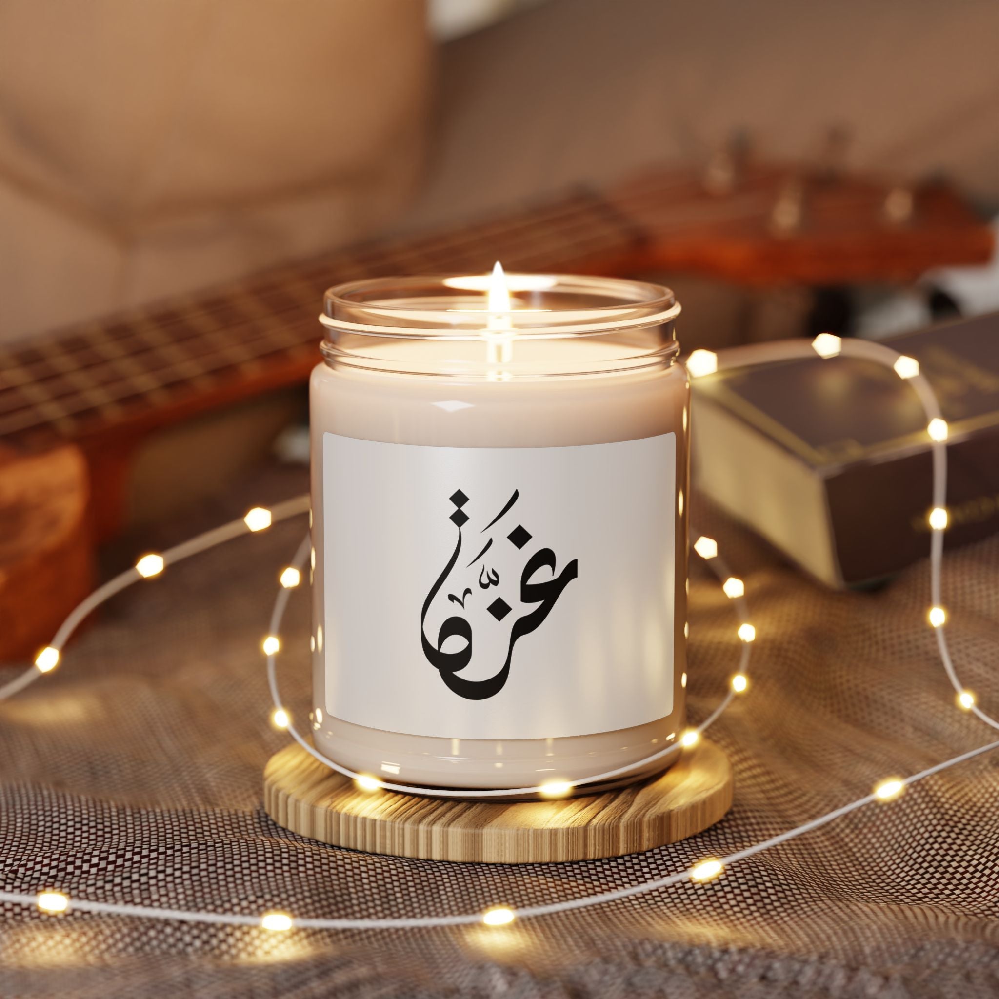 Ma Bougie parfumée 100 % soja naturelle – Gaza – My Palestine-Inspired Scented Soy Candle Gaza – 255 g / 9oz – 8 senteurs disponibles